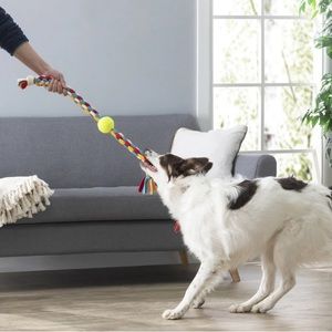 make your own TUG TOY-NIB-Fun for both you & your dog!